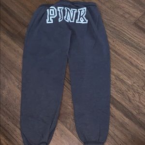 Victoria's Secret Pink gray cropped Sweat Pants XS